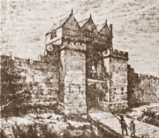 The old North Gate which housed the city gaol.